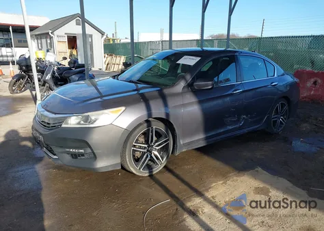 2017 Honda Accord Sport from USA, damaged, VIN 1HGCR2F63HA050988